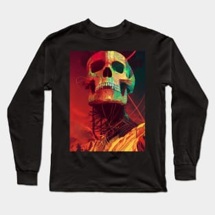 Ink and Bone: Creating Captivating Skull Art for the Alternative Spirit Long Sleeve T-Shirt